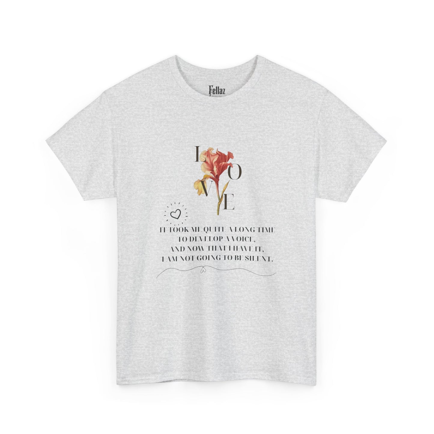 "Voice of Love" Floral T-Shirt