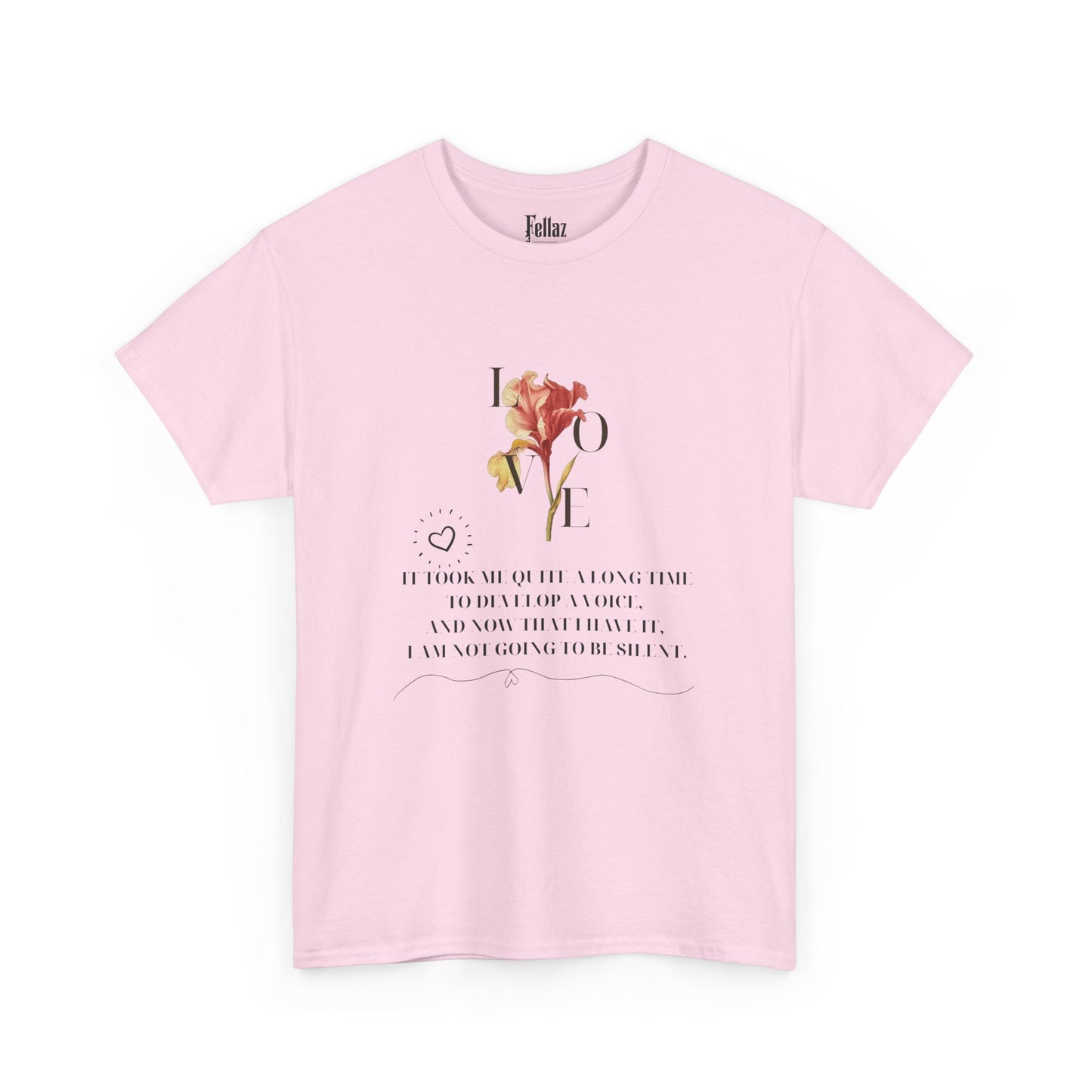 "Voice of Love" Floral T-Shirt