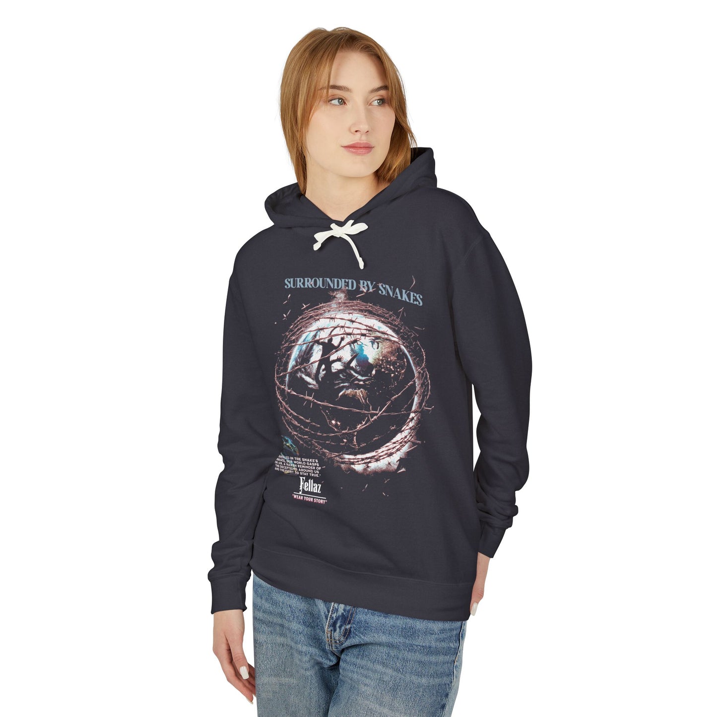 "Surrounded by Snakes" Earth Hoodie