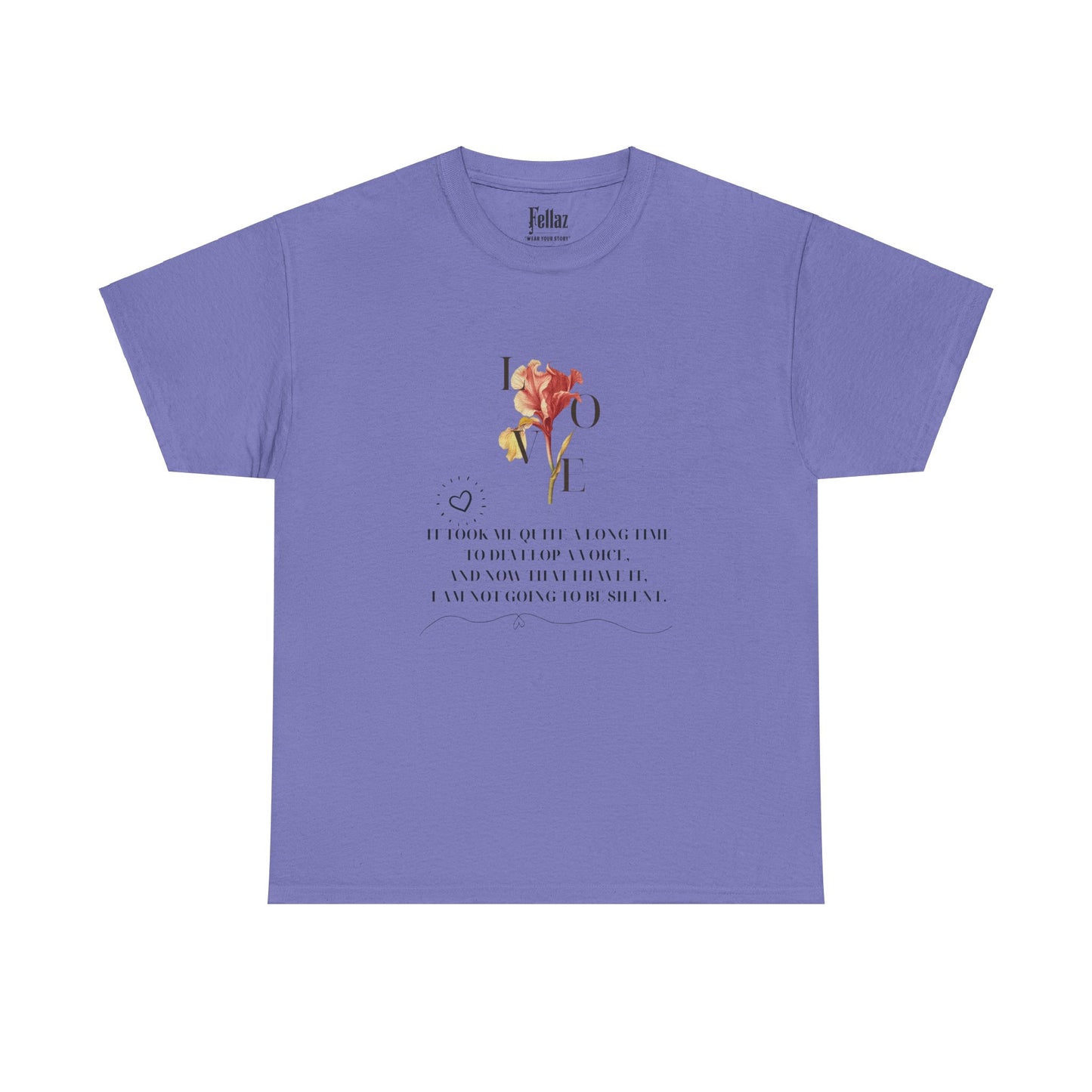 "Voice of Love" Floral T-Shirt