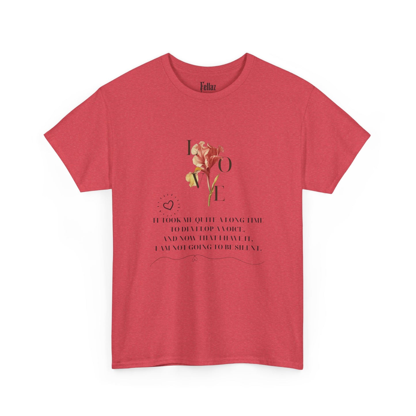 "Voice of Love" Floral T-Shirt