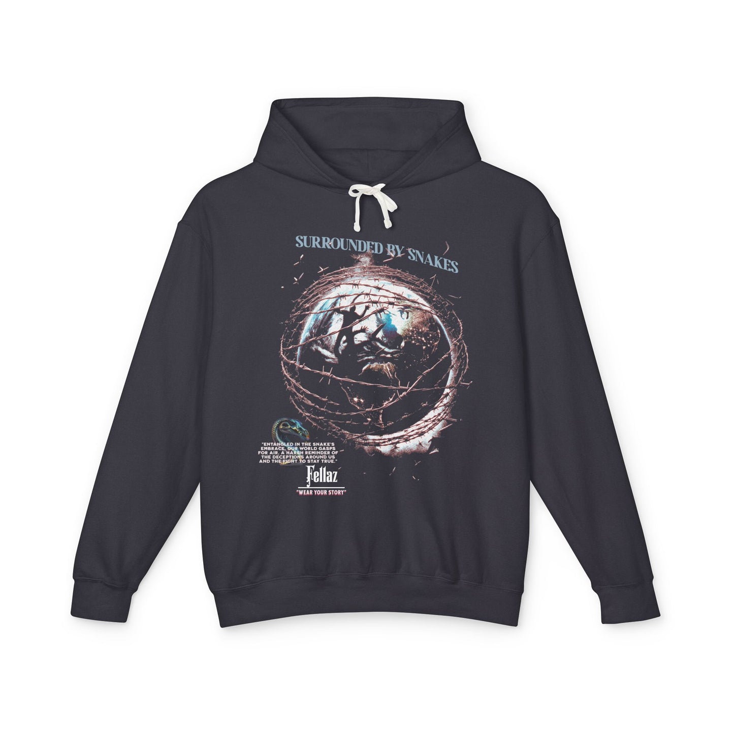 "Surrounded by Snakes" Earth Hoodie